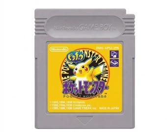 Pokemon Yellow: Special Pikachu Edition - Game Boy Game Cartridge (GB, Japan)
