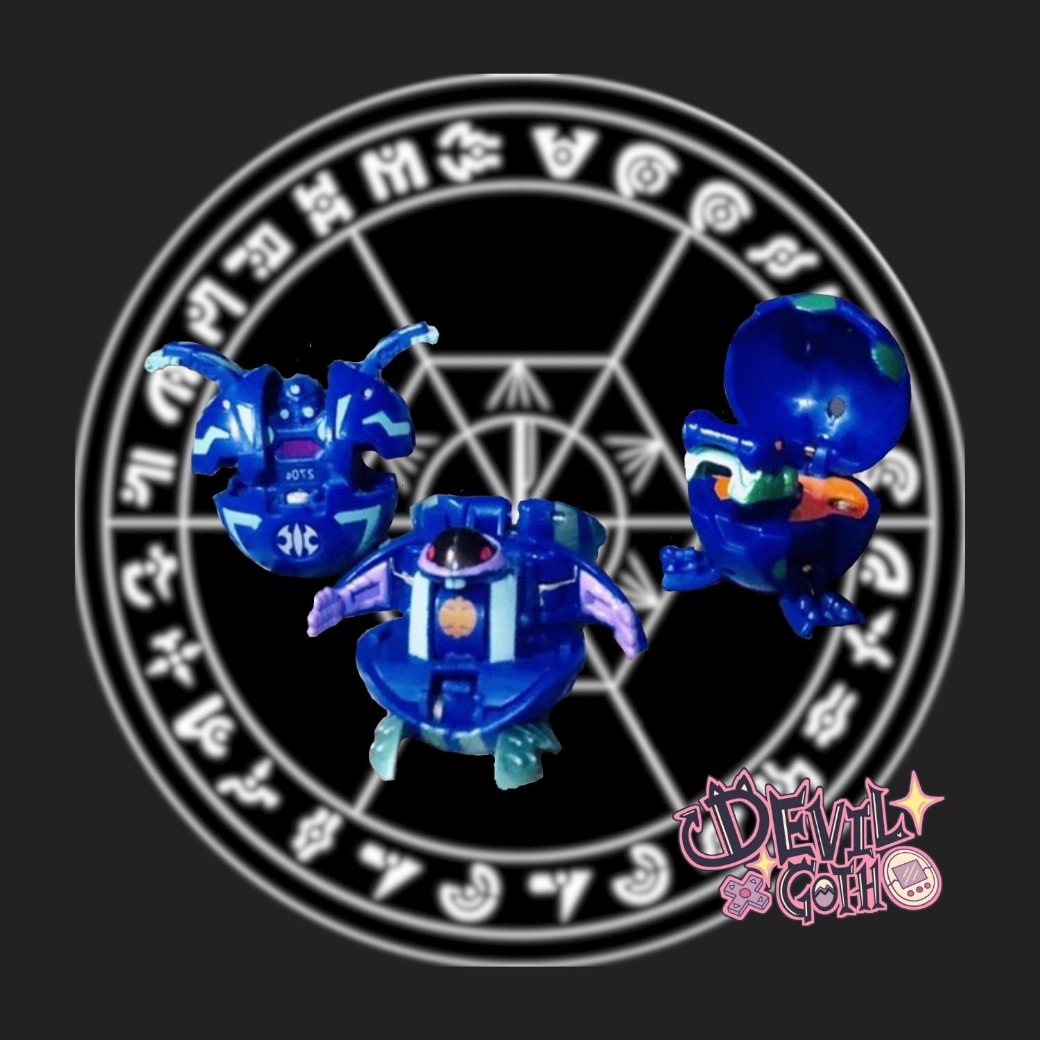 Bakugan Marucho Aquos Battle Set B1 Open Core Preyas Robotallion - Main Image