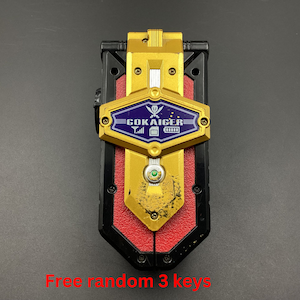 Gokaiger DX Gold ver.  ,Random 3 Schlüssel | Authentisch | SKU D1348