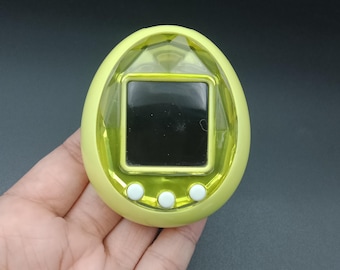 Vintage 1997 Bandai Tamagotchi Clear Yellow Color Ver Electronic