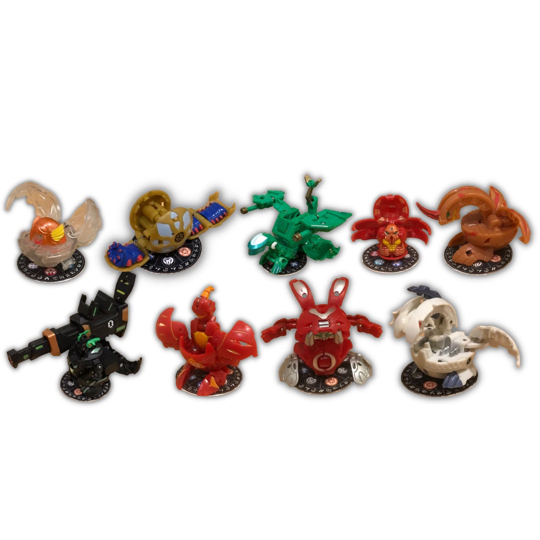 Nøjagtig Forskellige Burma Bakugan Battle Brawlers Bakutech Pyrus Harpus Tentaclear Red - Etsy