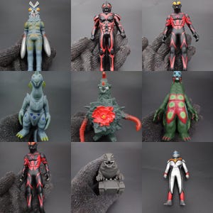 ブルマァク魂　ウルトラマン　ウルトラ怪獣　ソフビ Yahoo!オークション - HG ウルトラマン ブルマァク魂 怪獣ソフビセット