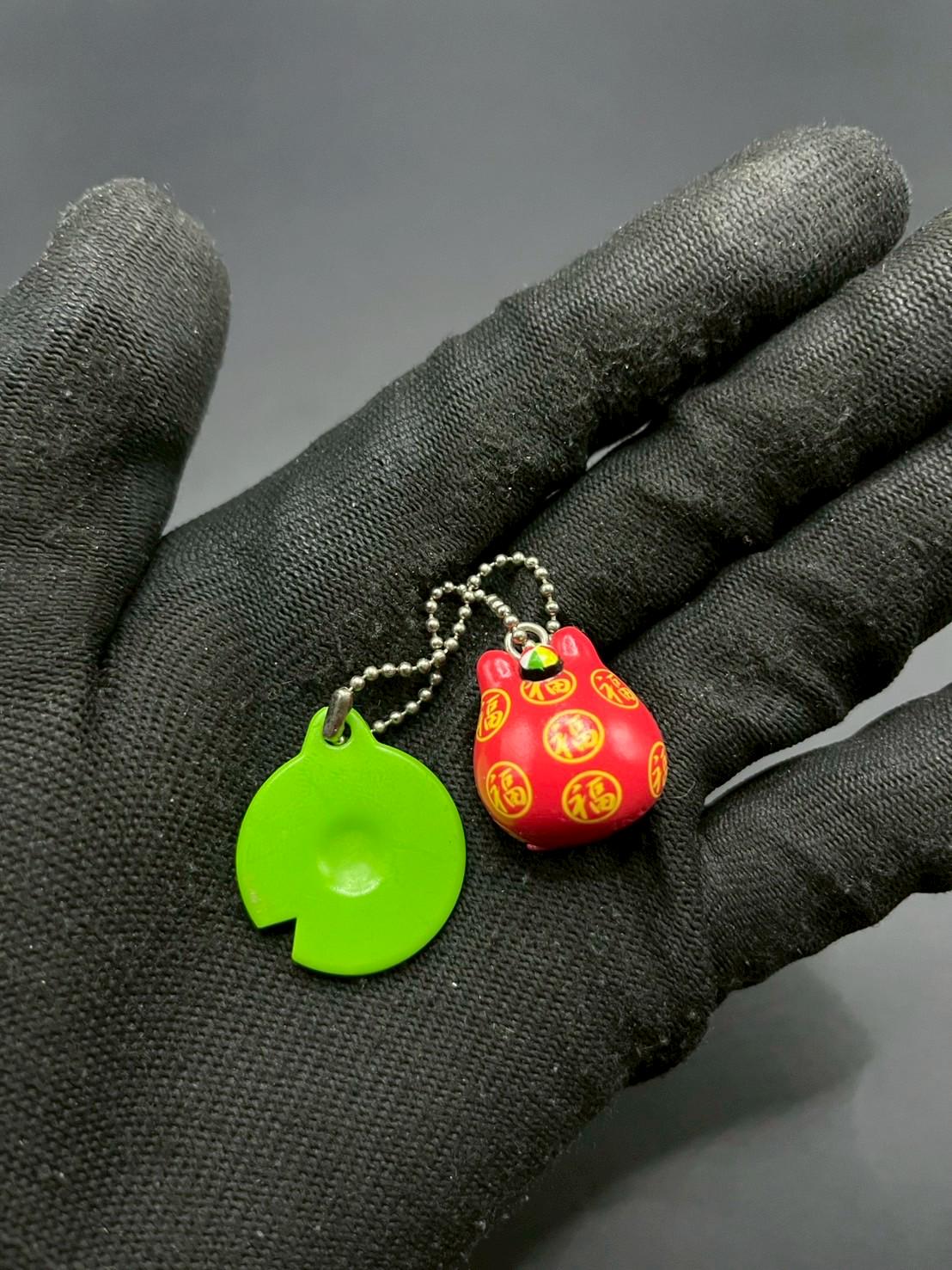 小物 gyozadaisuki SKU | China Frog Style Bandai Keychain Lucky Charm Figure Japan