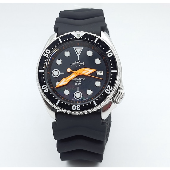 Seiko Men s Diver Vintage 7002 09 Automatic Mod Spear Etsy Israel