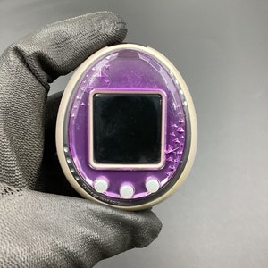 たまごっち ID L 日本版、レアな紫色のシェル、中古、ヴィンテージ