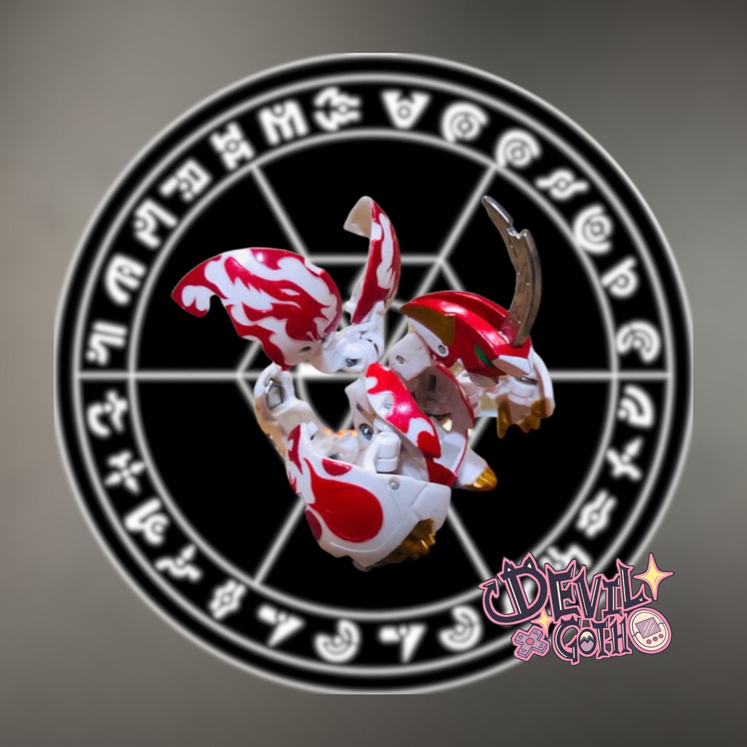 Bakugan Baku-Tech Flare Dragoon - Avec Stickers - Modèle MG Japan Sega - Occasion