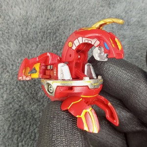 Bakugan Classic Rare Red Pyrus Delta Dragonoid Metal B2 Etsy Sweden