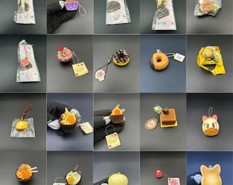 SKU | Sweet Mini Food Keychain Dessert Charm Kawaii Collectible Gift Bag Accessory