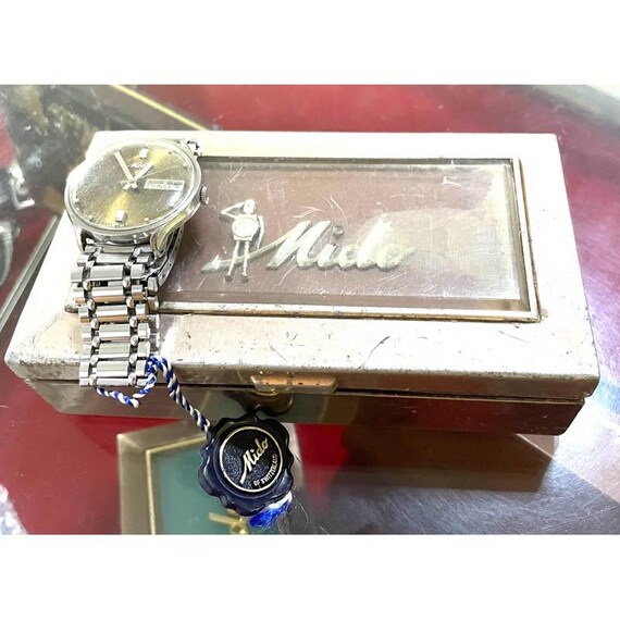Boîte Vintage Mido Ocean Star Années 1960 - Boîte Vide Uniquement - Collection Montre