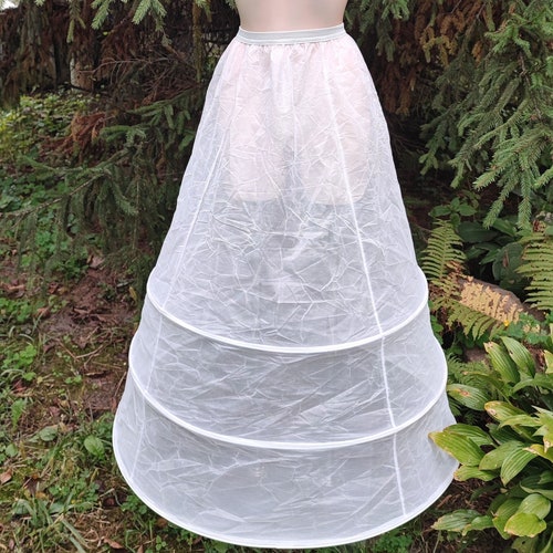 white full length underskirt