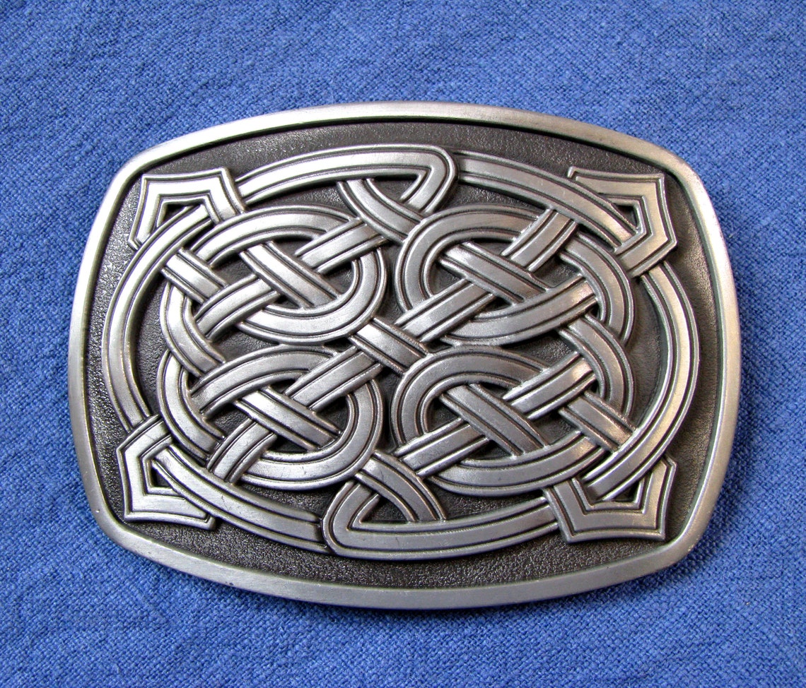 Viking Belt Buckle With Celtic Knot Elven Costume Medieval - Etsy UK