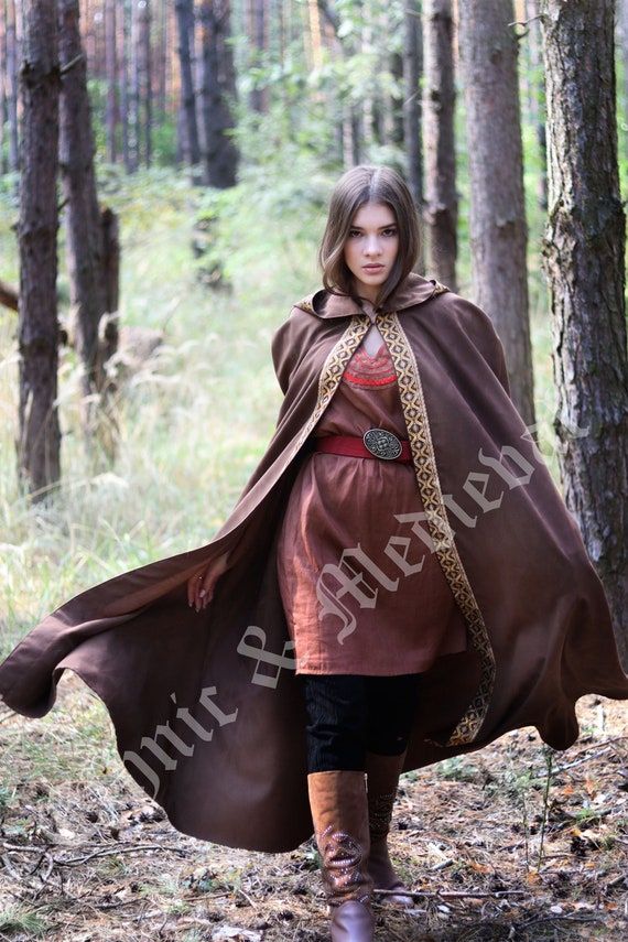 Viking Princess Costume Brown Viking Princess Costume Brown