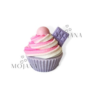 Gumball Cupcake Soap - Vegan Soap, Homemade Soap, Handmade Soap, Natural Soap, Fruity Soap, Palm Free Soap, Cold Process Soap
