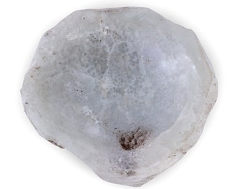 Hand Carved Crystal Quartz Decorative Bowl: Jewelry, Fruit, Keys