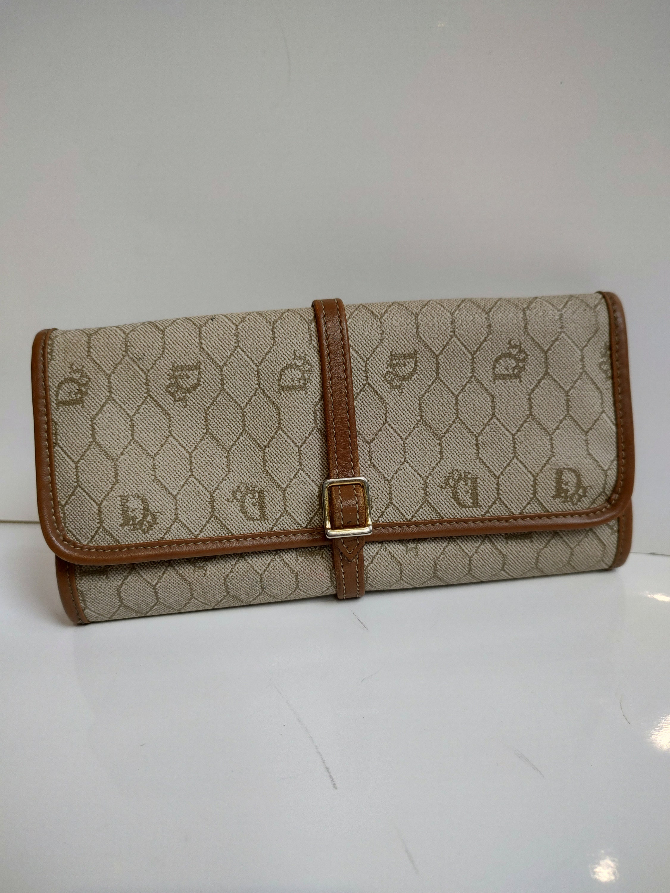 Christian Dior Honeycomb Canvas Shoulder Bag Black Auth ep912 ref.975783 -  Joli Closet