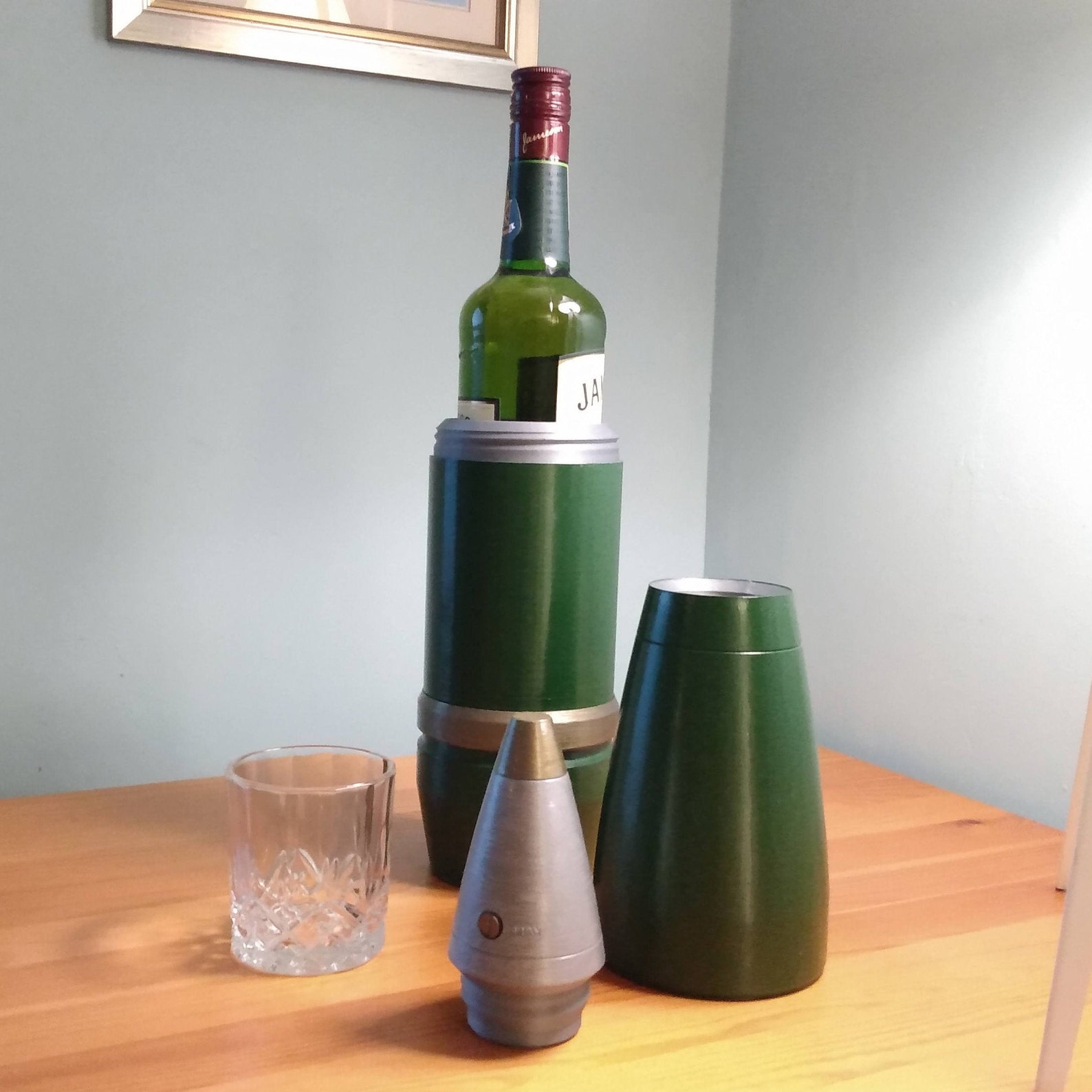 Artillery Shell Whiskey Stash Piggy Bank with Drinking Glass Etsy