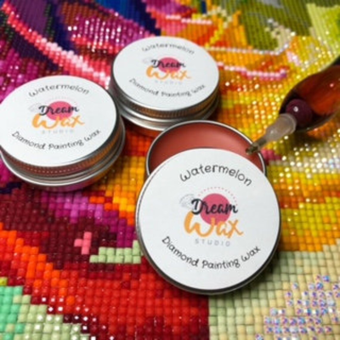 Watermelon Diamond Painting Wax 15ml tin dpwax diamond Etsy