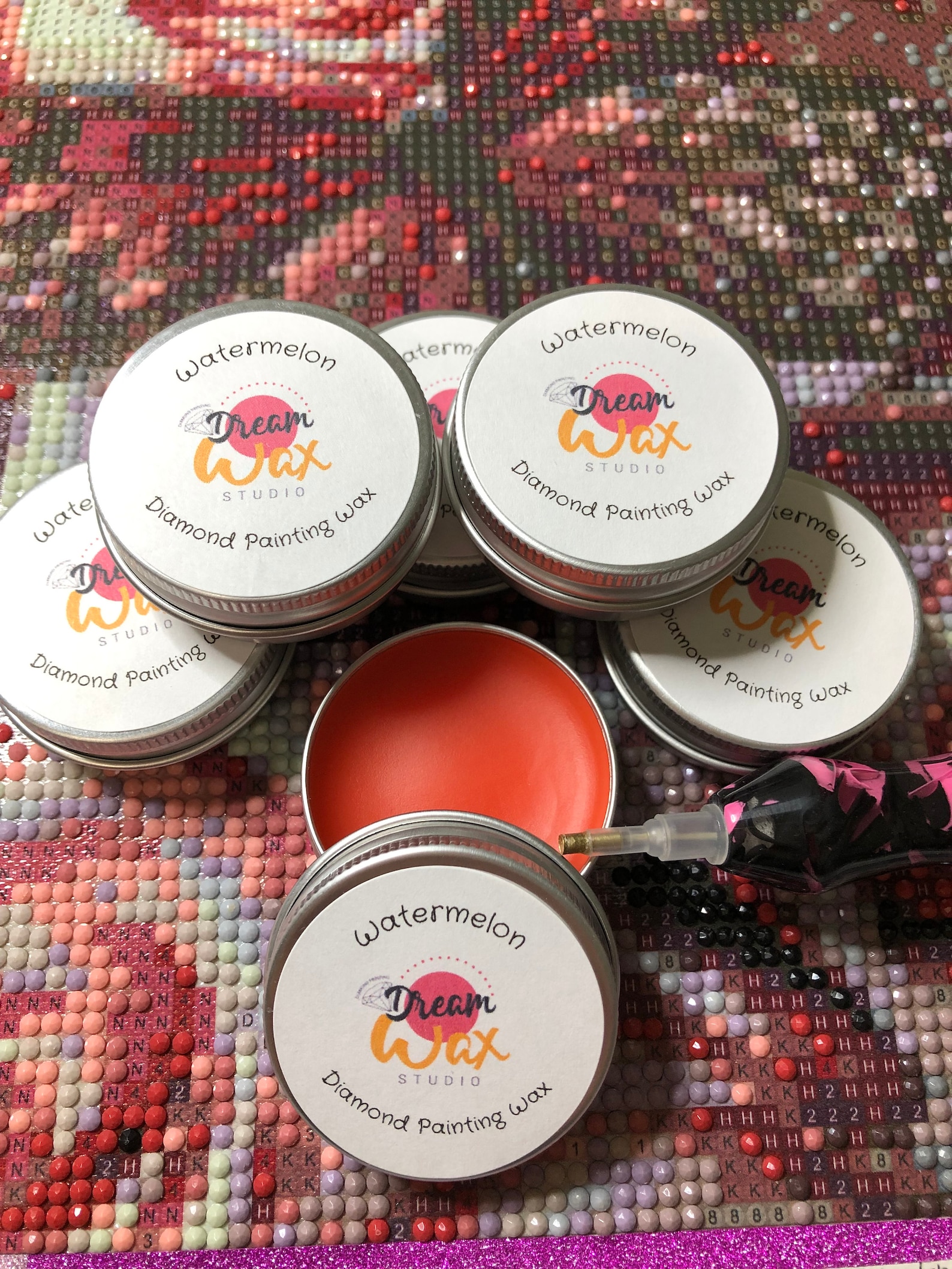 Watermelon Diamond Painting Wax 20ml tin dpwax diamond | Etsy