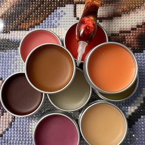Boîte de cire pour peinture au diamant - Cire parfumée faite main de 20 ml pour stylos de peinture au diamant - Options de parfums haut de gamme