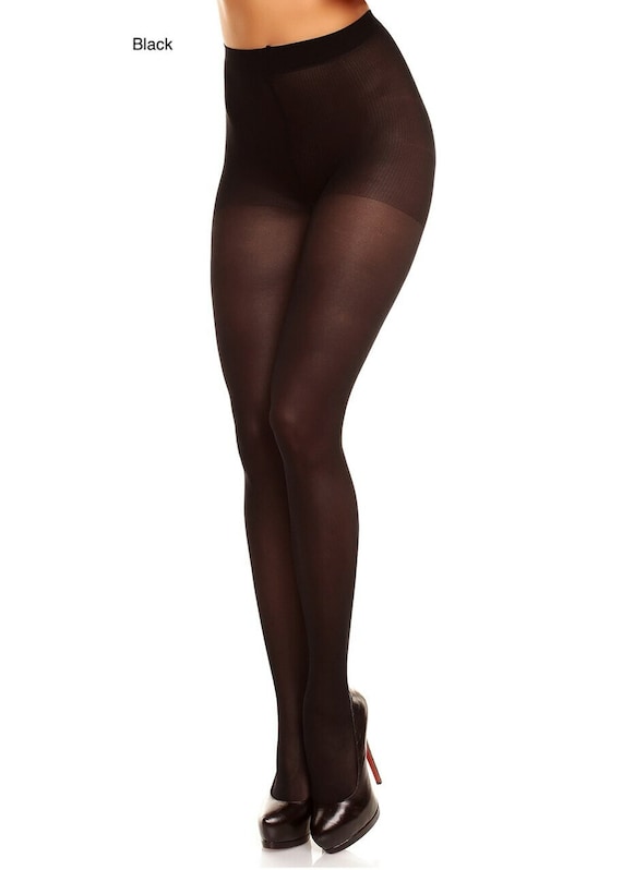 40 Denier Support Tights Sheer Tights Hosiery Control Tights Plus Size 