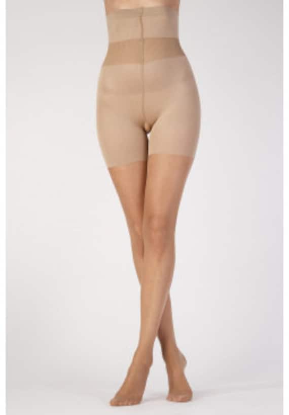 10 Denier Hourglass Toner Tights Support Sexy Hosiery Pantyhose 
