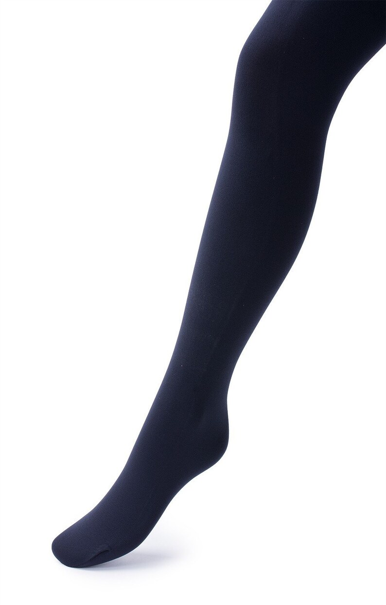 Women's 100 Denier Opaque Tights Black Tights Winter Etsy