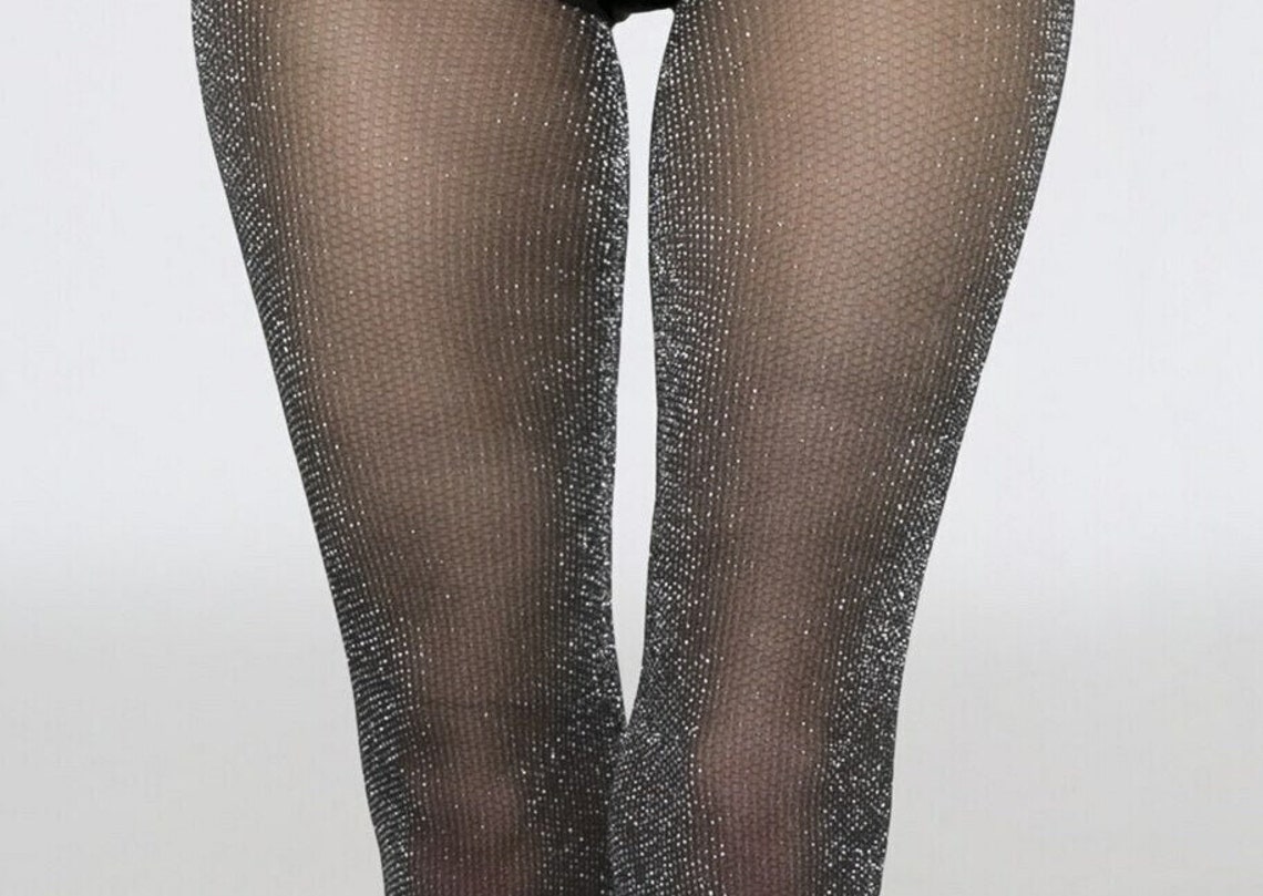 Glitter Net Design Tights Pantyhose Tights Hosiery - Etsy UK