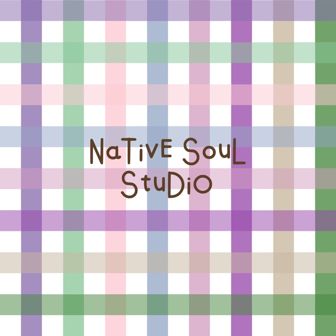 Rainbow Gingham Check Plaid Seamless Pattern Tile, Fabric Design ...