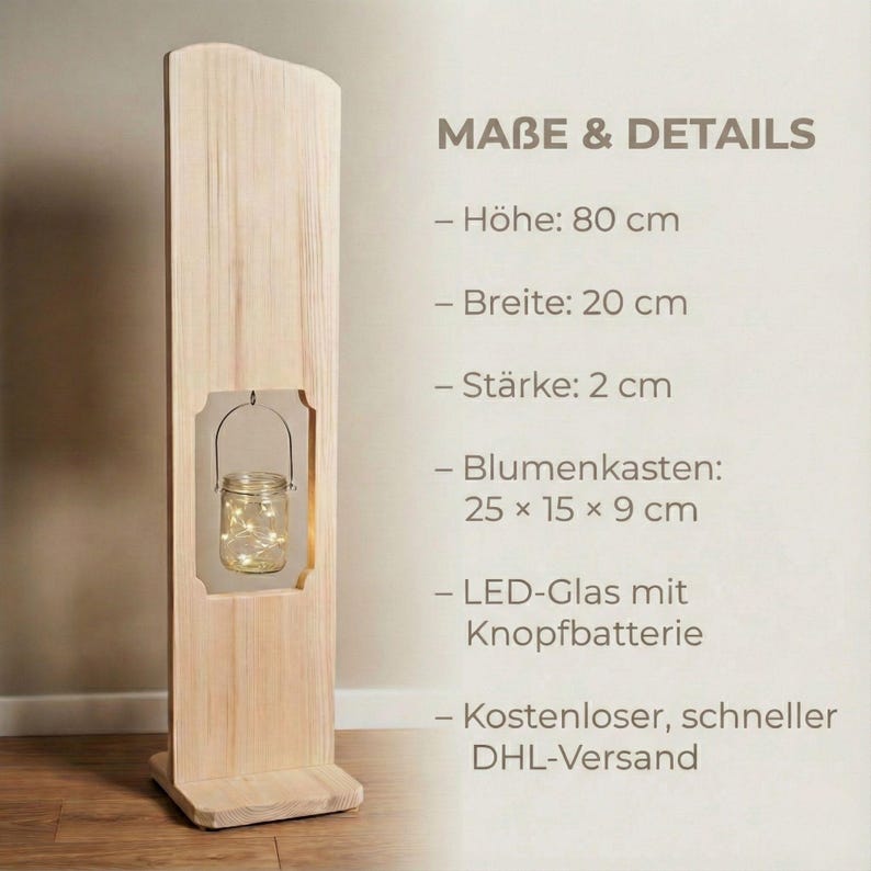 Hochzeitsgeschenk Holzschild Hand in Hand ein Leben lang personalisiert mit Namen und Datum zdjęcie 8