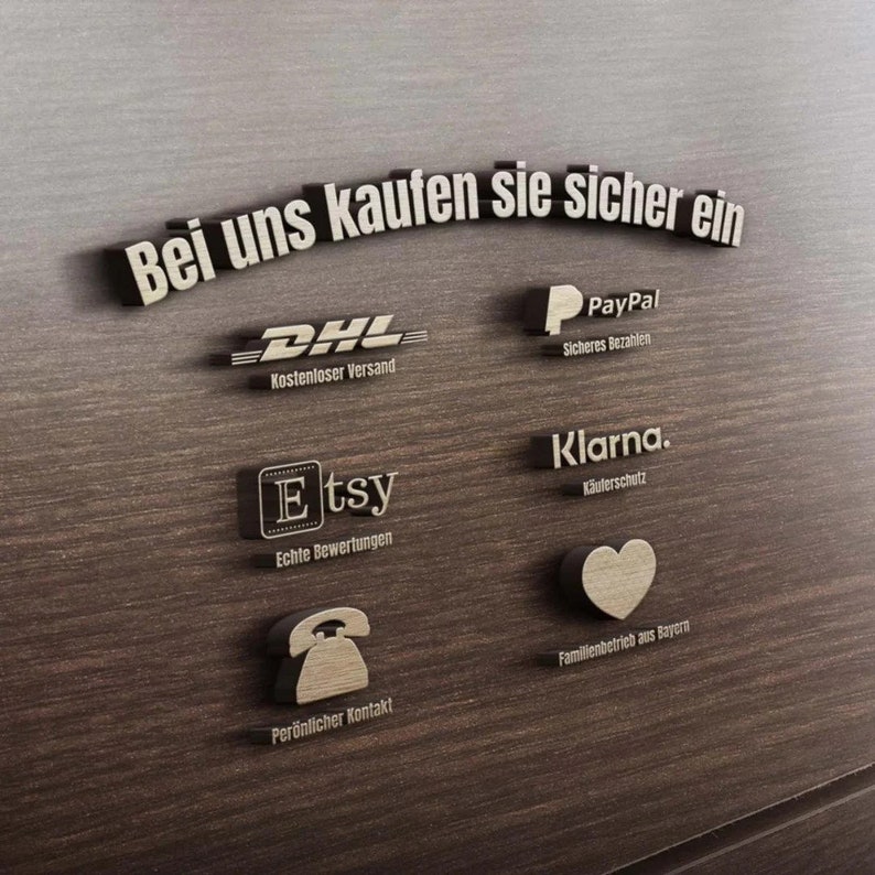 Holzaufsteller Hochzeitsgeschenk Personalisiert mit Namen und Leuchtglas Bild 4