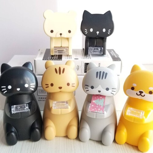 Wooden Cat Washi Tape Storage Case/ Washi Tape Organizer/ Etsy