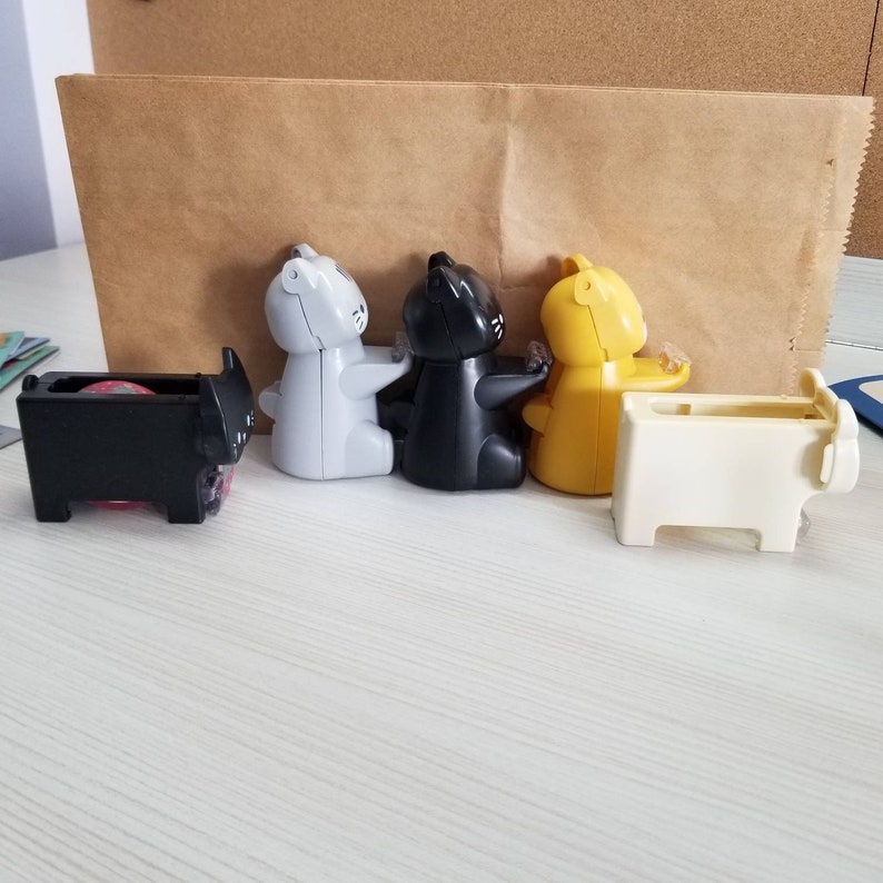 Washi Tape Dispenser Cute Kawaii in Cat/Shiba Inu/Hamster Etsy