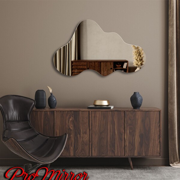 Modern Mirror, mirrors decorative, Asymetric Mirror, Asymmetrical Mirror,