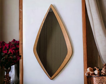 Walnut Wall Mirror, Oak Wall Mirror, Oak Framed Mirror,