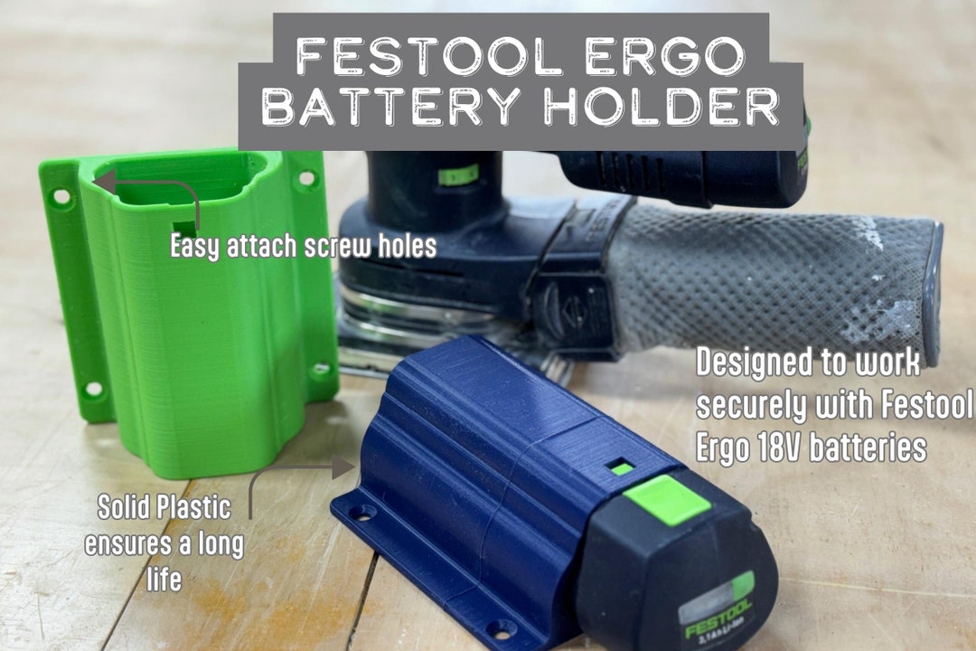 Festool GB 18V Battery Wall Mount - Free 3D Print Model