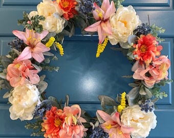 Spring Floral Wreath