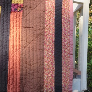 Gee's Bend Quilt, Cotton Quilt, Hand Sewn Quilt, Hand Quilted, Artistic Quilt image 10