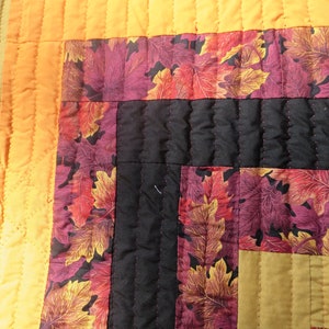 Gee's Bend Quilt, Cotton Quilt, Hand Sewn Quilt, Hand Quilted, Artistic Quilt image 5