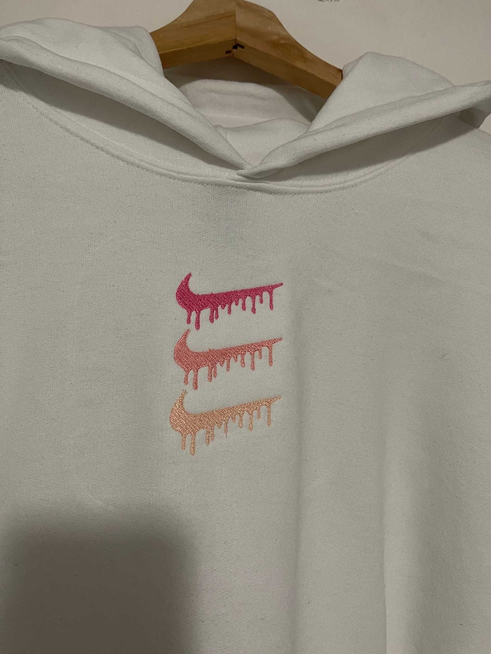 nike hoodie embroidered name
