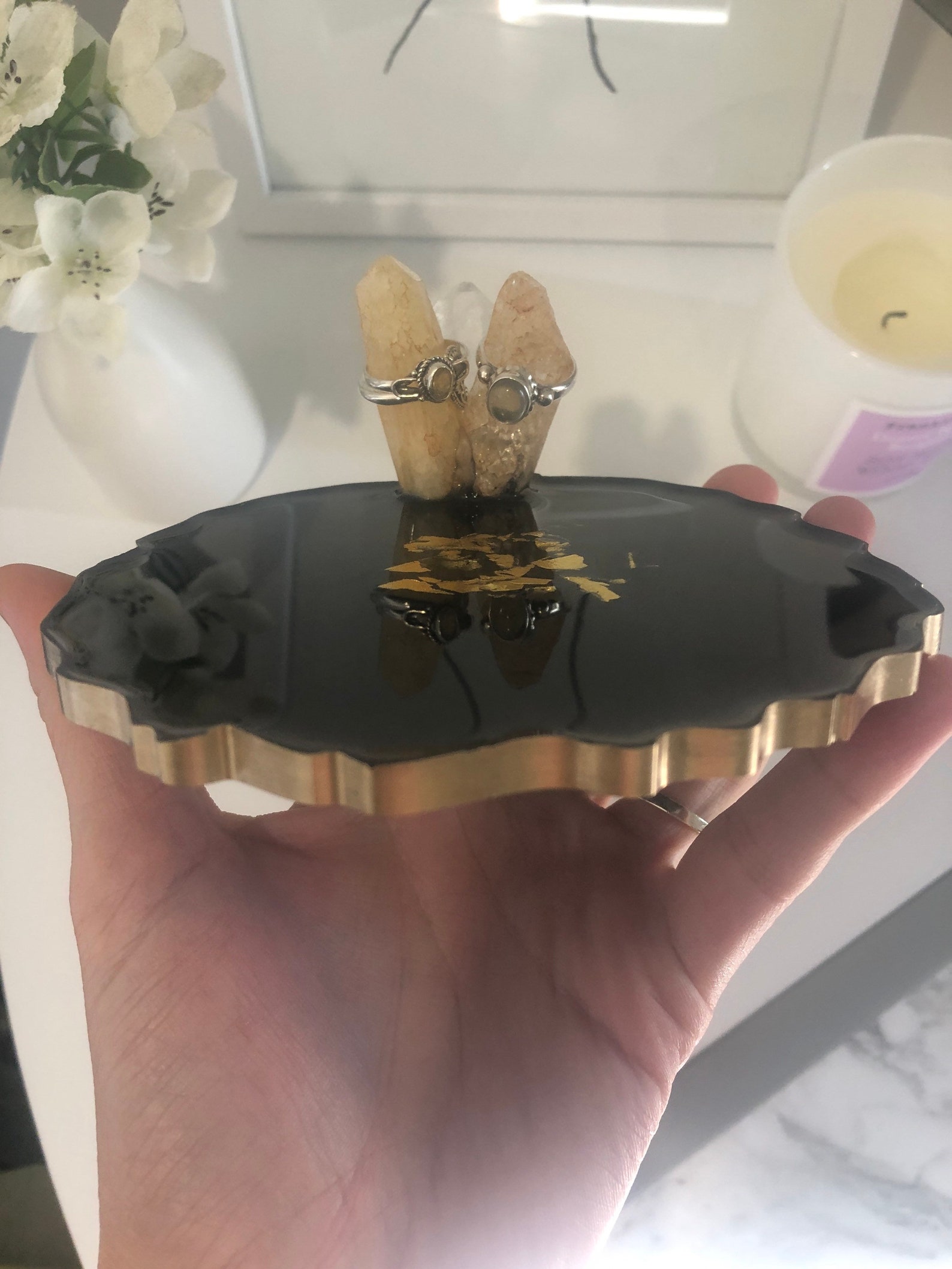 Soporte del anillo HECHO A LA ORDEN Etsy