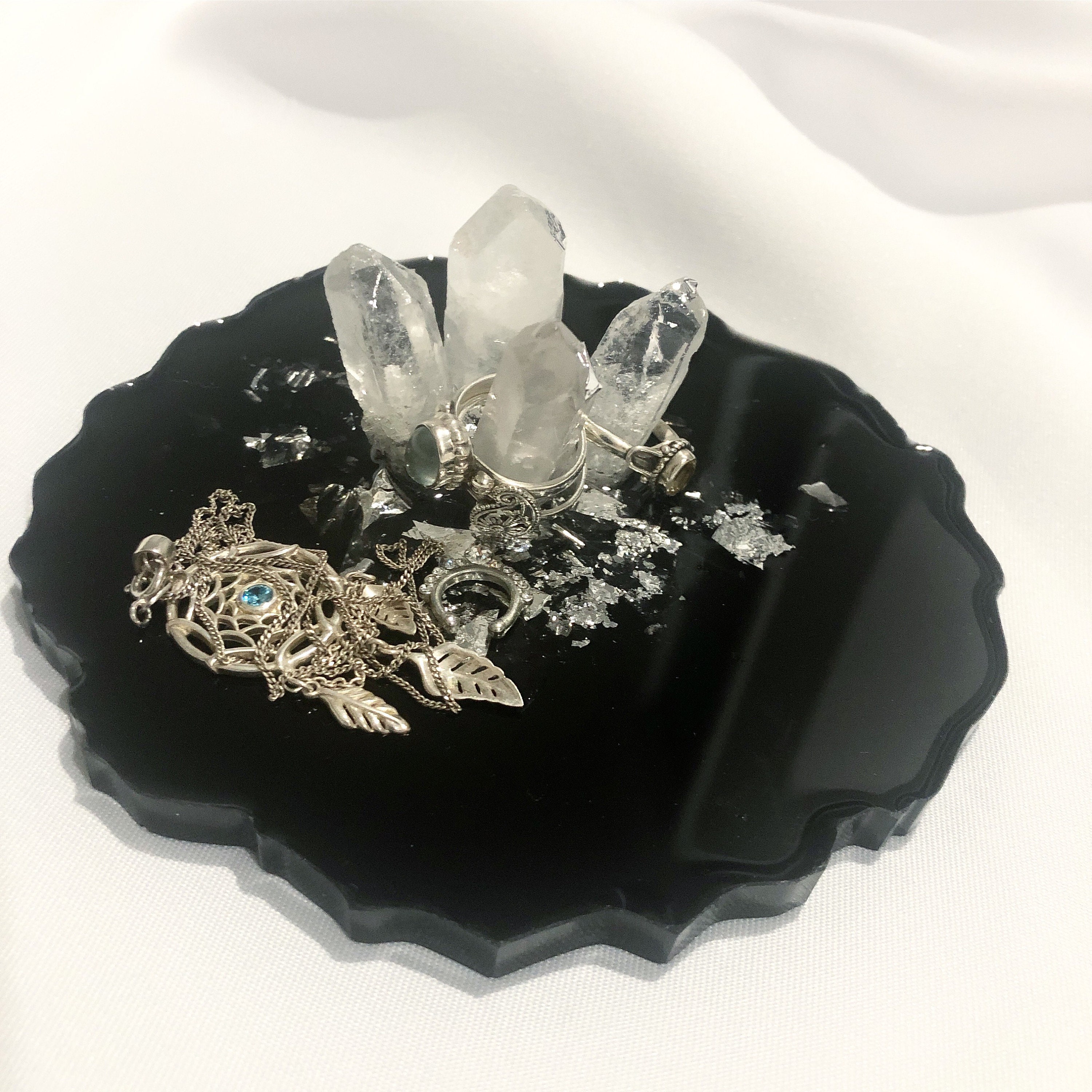 Crystal Ring holder MADE TO ORDER Etsy