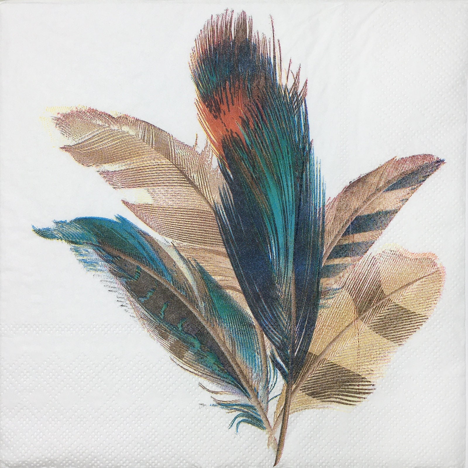 Tissue Paper Feathers, Vegan Feathers, Fake Feather 