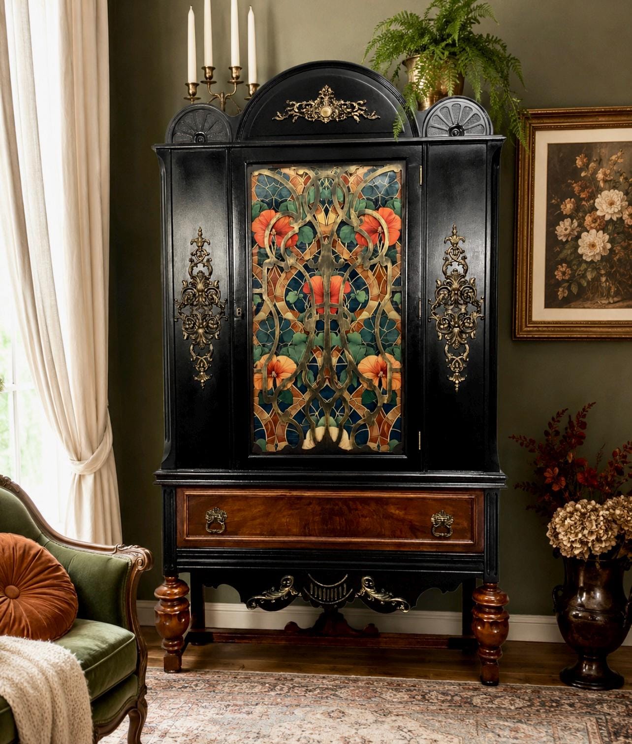 Hollywood Regency Hutch - Etsy