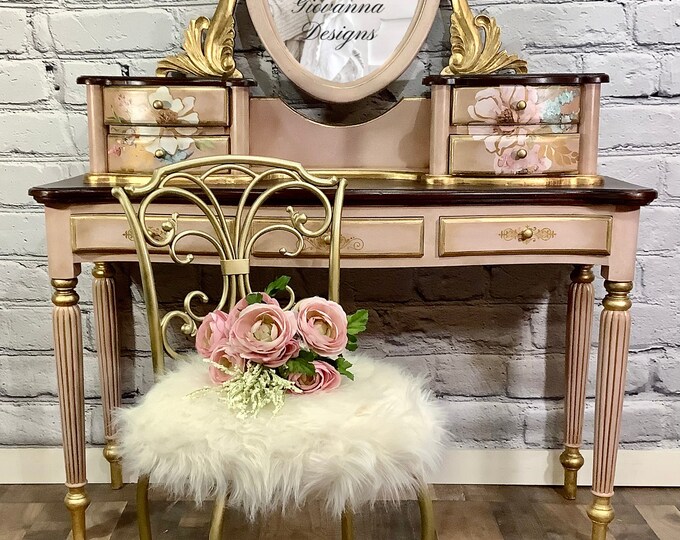 Newvintage Vanity/makeup Table/antique Dressing Table/ Bedroom