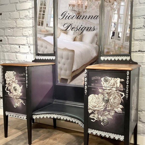 Vintage Vanity Table - Etsy
