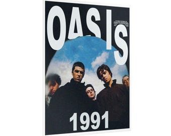 Oasis Band Poster | Wall Art - Etsy