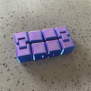 Infinity Cube - Textured Or Non-Textured - Sturdy and Great for fidgety hands! 40 Color Options!