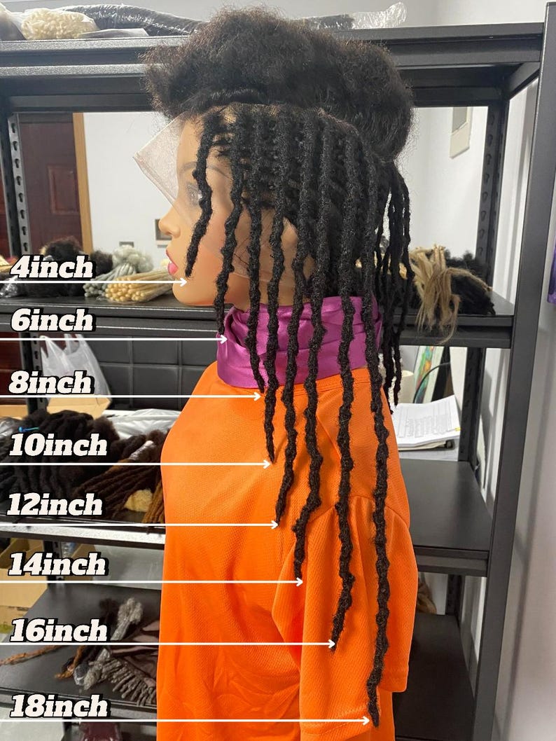 Salt and Pepper Human Hair Loc Extensions: 100 Anwi Textured ...