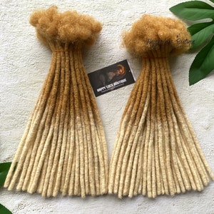 Ombre #27/ 613 Blonde Human Hair Loc Extensions Bundles | 100% Human Hair Dreadlock Extensions