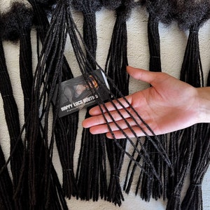 Sisterlocs Extensions | 100% Human Hair Microlocs Extensions | Mini Textured Loc 0.2cm Thickness ｜Natural Black Color
